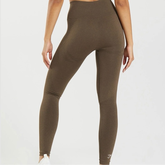 Gymshark VITAL SEAMLESS LEGGINGS - Espresso Marl - Picture 3 of 5